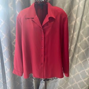 Dark Red Women’s Blouse XL